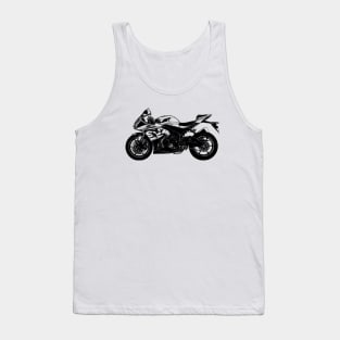 GSX R1000 Side View Sketch Art Tank Top